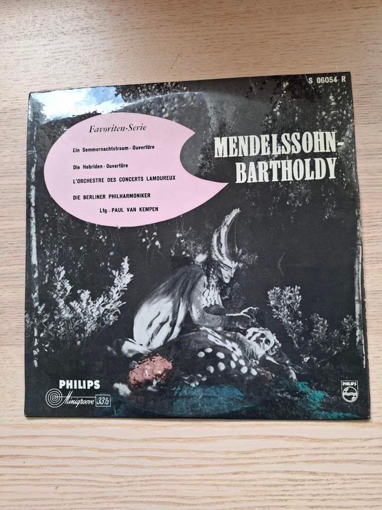 Philips Minigroove - Mendelssohn Bartholdy, Gebruikt, Ophalen of Verzenden, Romantiek, 12 inch