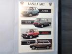 Lancia/Autobianchi A 112 Jun, Elite, Abarth, LX Folder 1984, Ophalen of Verzenden, Nieuw, Overige merken