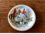 3 porseleinen bordjes met jacht tafereel, Ophalen, Gebruikt, Bord(en), Overige stijlen