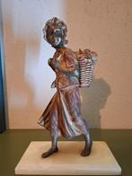 Bronzen sculptuur, art deco, Antiek en Kunst, Ophalen of Verzenden