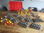 Uitgebreide set Duplo Trein met veel rails brug in grote box, Ophalen of Verzenden, Zo goed als nieuw, Duplo