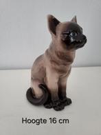 Vintage / retro kattenbeeldje Siamees Zillermahler porselein, Verzamelen, Beelden en Beeldjes, Ophalen of Verzenden, Zo goed als nieuw