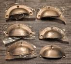 6 zware metalen komgrepen - Nieuw, Ophalen of Verzenden, Nieuw