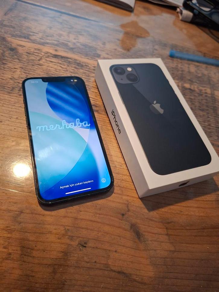 iPhone 13 128GB Midnight - Gebruikt, Telecommunicatie, Mobiele telefoons | Apple iPhone, Gebruikt, 128 GB, Zonder abonnement, Zonder simlock