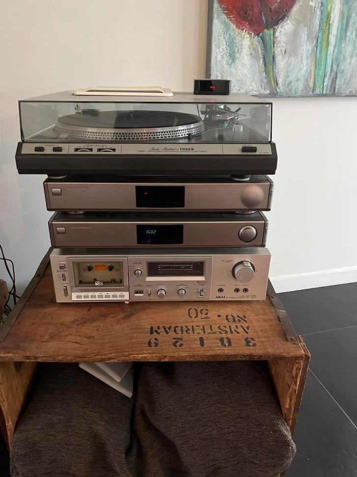 Vintage Audio Set: Fisher, Marantz, Akai, Onkyo, Audio, Tv en Foto, Stereo-sets, Gebruikt, Cassettedeck, Overige merken, Losse componenten