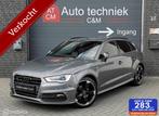 Audi A3 Sportback 1.4 TFSI S-LINE/125PK/CRUISE/DCC/NAVI/LED/, 125 pk, Zwart, Lichtsensor, Zilver of Grijs