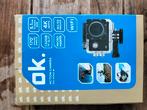 OK action cam, complete set, Audio, Tv en Foto, Actiecamera's, Ophalen of Verzenden, Zo goed als nieuw, Overige merken