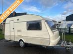 AVENTO 420 TLH VOORTENT, CASSETTE TOILET € 4995,, Caravans en Kamperen, Bedrijf, Standaardzit, 2 aparte bedden, Tot en met 2