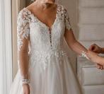 Prachtige trouwjurk!, Kleding | Dames, Ophalen of Verzenden, Zo goed als nieuw, Wit, Trouwjurk