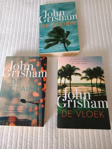 John Grisham,  De claim. De vloek en De storm. 3 Thrillers. beschikbaar voor biedingen