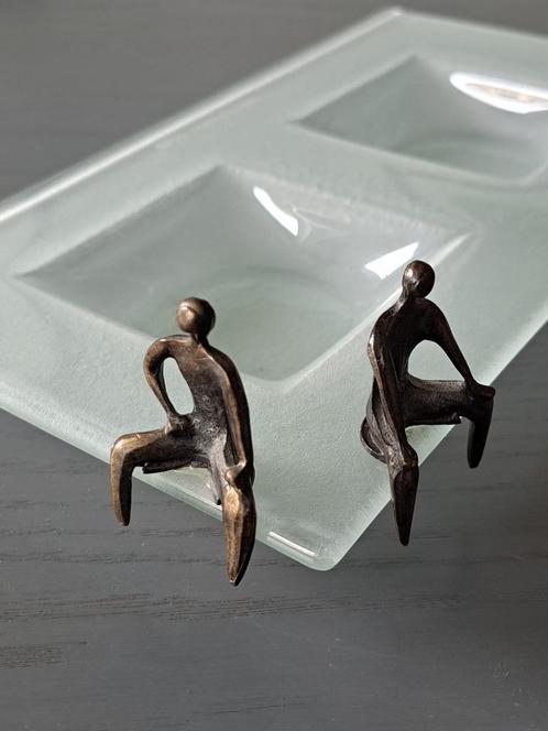 Glazen schaal / kaarsenhouder / kunstobject Corry Ammerlaan, Antiek en Kunst, Kunst | Overige Kunst, Ophalen