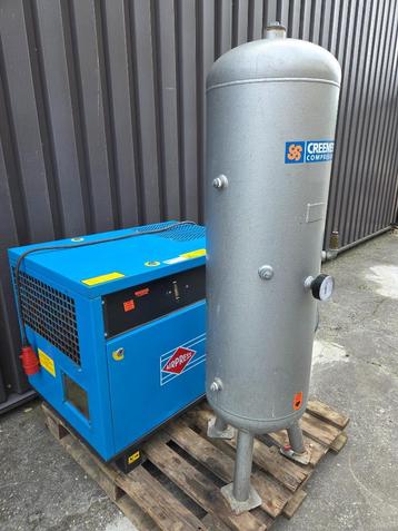 Airpress Gedempte Compressor met ingebouwde droger en ketel  beschikbaar voor biedingen
