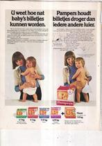 Retro reclame 1976 Pampers baby luiers nu met oranje pak, Verzamelen, Retro, Overige typen, Ophalen of Verzenden