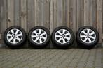 Winter set banden + 15 inch Borbet CA velgen 195/65R15 ET40, Gebruikt, 15 inch, Banden en Velgen, Personenwagen