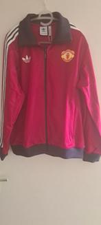 Adidas trainingsjack  manchester retro, Ophalen of Verzenden, Nieuw, Maat 56/58 (XL), Blauw