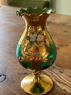 Brocante boheems antiek glazen vaasje, Ophalen