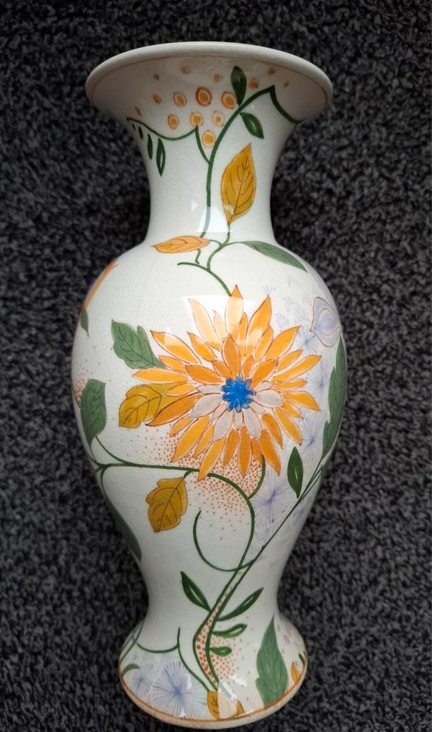 Zeldzaam mooie Gouda plateel vaas, Antiek en Kunst, Antiek | Keramiek en Aardewerk, Ophalen of Verzenden