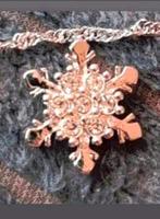 Ketting sneeuwvlok Swarovski, Sieraden, Tassen en Uiterlijk, Kettingen, Verzenden, Nieuw, Zilver, Met hanger