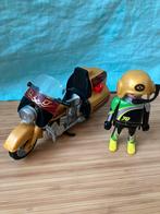 Motor en motorrijder van Playmobil, Kinderen en Baby's, Speelgoed | Playmobil, Ophalen of Verzenden, Gebruikt