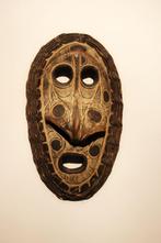 OUD HOUTEN IATMUL MASKER uit PAPUA NIEUW GUINEA  PNG, Antiek en Kunst, Ophalen of Verzenden
