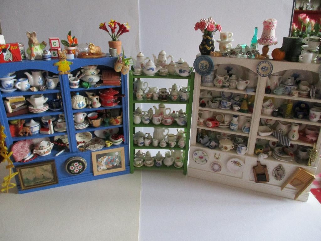 poppenhuis 3 kasten voor een winkel van Sinkel, Verzamelen, Ophalen of Verzenden, Gebruikt, Decoratie