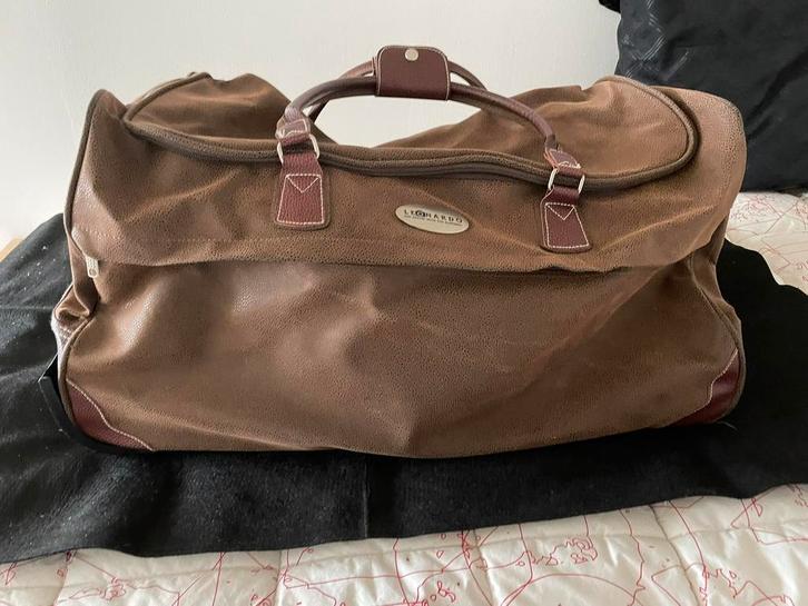 Reistas Leonardo, Sieraden, Tassen en Uiterlijk, Tassen | Reistassen en Weekendtassen, Zo goed als nieuw, 30 cm of meer, Wieltjes