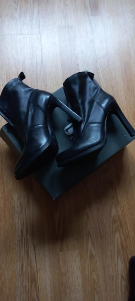 G Star Lederen Boots winkelprijs € 169,00 nu € 45,00 nieuw  , Zwart, Lage of Enkellaarzen, Nieuw, Ophalen of Verzenden