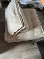 Beige poef - comfortabel en stijlvol, Ophalen, Eenpersoons, 75 tot 100 cm, Zo goed als nieuw