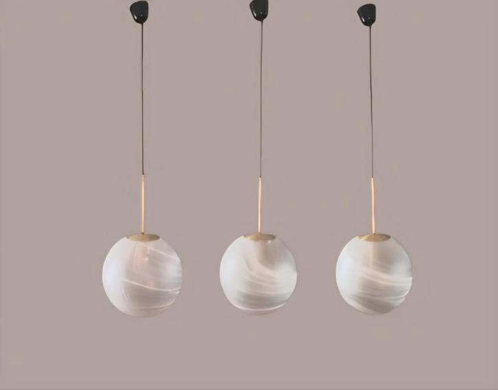 Vintage XL globe hanglampen van Peill & Putzler, Huis en Inrichting, Lampen | Hanglampen, Minder dan 50 cm, Ophalen