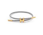 Hermes Armband Grijs/Goud, Ophalen of Verzenden, Nieuw, Grijs, Overige materialen