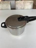 Tefal Sensor snelkookpan 6 liter, met stoommandje, Ophalen of Verzenden, Gebruikt, Rvs, Kookpan of Snelkookpan