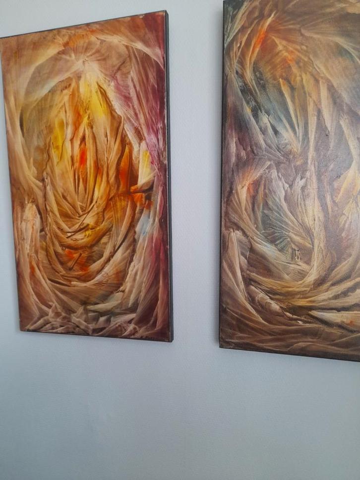 Martin Mandeliev Iconen + Gabriel Icoon, Antiek en Kunst, Kunst | Schilderijen | Klassiek, Ophalen of Verzenden