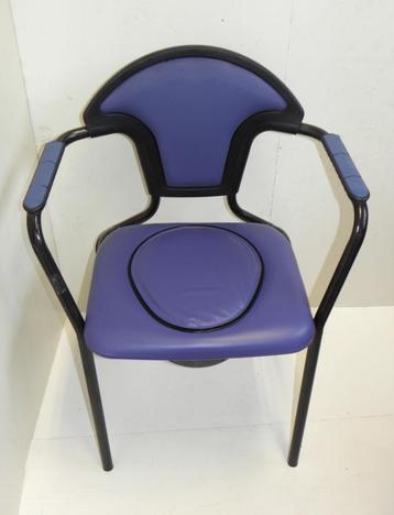 Postoel Toiletstoel Navy blue met po beschikbaar voor biedingen