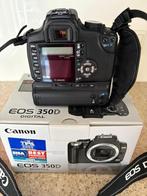 EOS 350 DIGITAL AF SLR-camera incl. battery grip, Ophalen, Spiegelreflex, Canon, Zo goed als nieuw