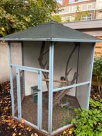 Voliere | Kippenren | handgemaakt | hout, Dieren en Toebehoren, Vogels | Hokken en Kooien, Ophalen, Zo goed als nieuw, Hout, Overige typen