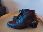 Aparte HOGE LEREN SCHOENEN met OPEN HIEL van PALPA in COGNAC, Kleding | Dames, Schoenen, Schoenen met lage hakken, Bruin, Ophalen of Verzenden