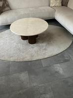 Ronde salontafel met marmeren blad, Ophalen, 50 tot 100 cm, 100 tot 150 cm, Rond