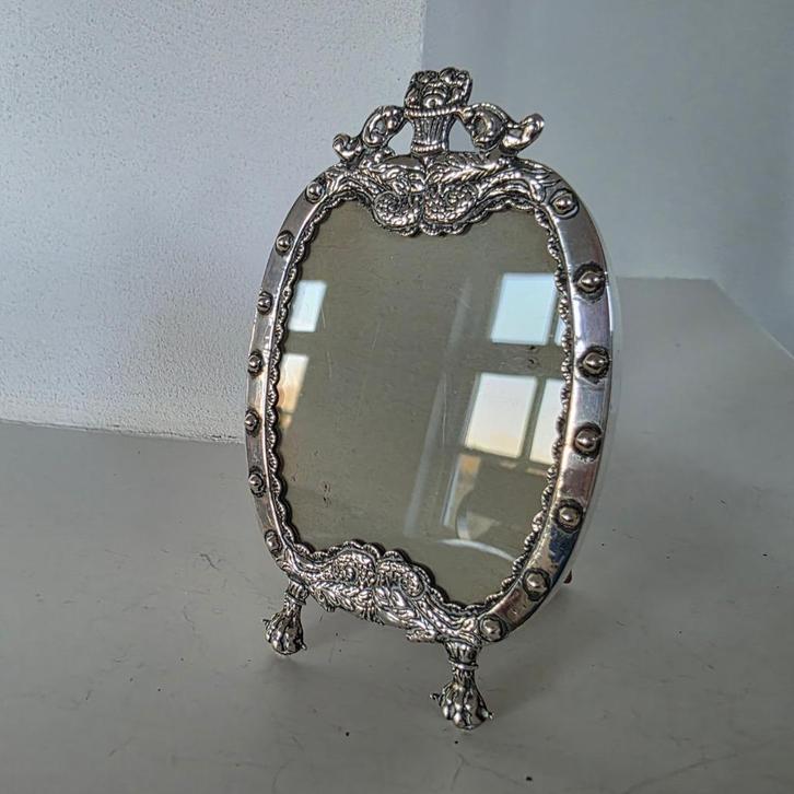 Unieke Antieke Zilveren Fotolijst, een echte eyecatcher !!, Antiek en Kunst, Antiek | Goud en Zilver, Zilver, Ophalen of Verzenden