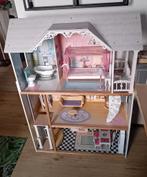 Kidkraft poppenhuis groot. Inclusief meubeltjes, Kinderen en Baby's, Speelgoed | Poppenhuizen, Ophalen, Gebruikt, Poppenhuis