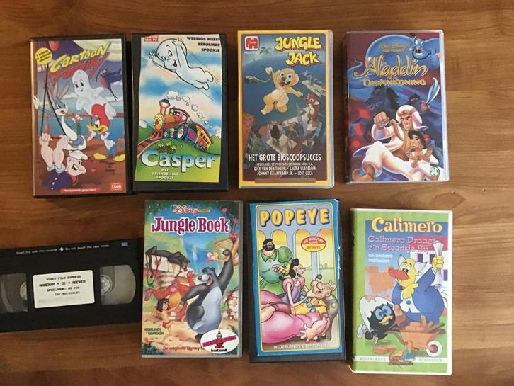 Diverse tekenfilms, Cd's en Dvd's, VHS | Kinderen en Jeugd, Gebruikt, Tekenfilms en Animatie, Tekenfilm, Vanaf 6 jaar, Ophalen of Verzenden