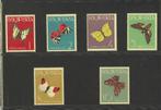 Albanie 773-778 insect vlinders serie 1963 mini plakker rest, Verzenden, Postfris, Dier of Natuur