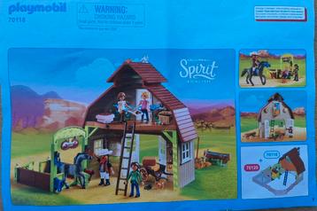 Playmobil Grote Schuur Spirit 70118 beschikbaar voor biedingen