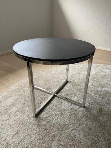 Draaibare bijzettafel keramiek/glas - 55cm beschikbaar voor biedingen