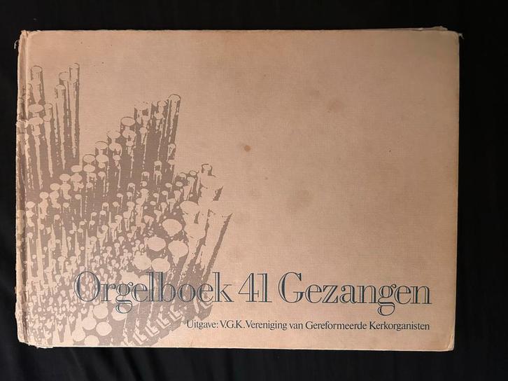 Orgelboek 41 Gezangen - V.G.K., Muziek en Instrumenten, Bladmuziek, Gebruikt, Thema, Religie en Gospel, Piano, Orgel, Ophalen of Verzenden