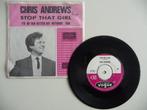 single CHRIS ANDREWS - STOP THAT GIRL - VOGUE RECORDS, 1966, Ophalen of Verzenden, 7 inch, Pop, Single