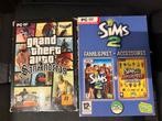 De Sims 2 & Grand Theft Auto PC Games, Spelcomputers en Games, Games | Pc, Gebruikt, 1 speler, Ophalen of Verzenden, Vanaf 7 jaar
