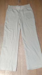 Yaya broek wijde pijp maat L kleur beige ecru, Beige, Maat 42/44 (L), Ophalen of Verzenden, Zo goed als nieuw