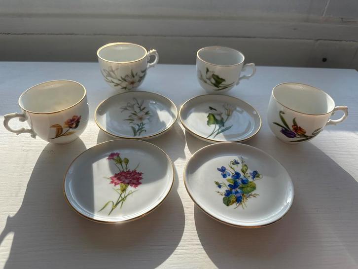 Furstenberg espresso set, Verzamelen, Porselein, Kristal en Bestek, Zo goed als nieuw, Kop en/of schotel, Porselein, Ophalen of Verzenden