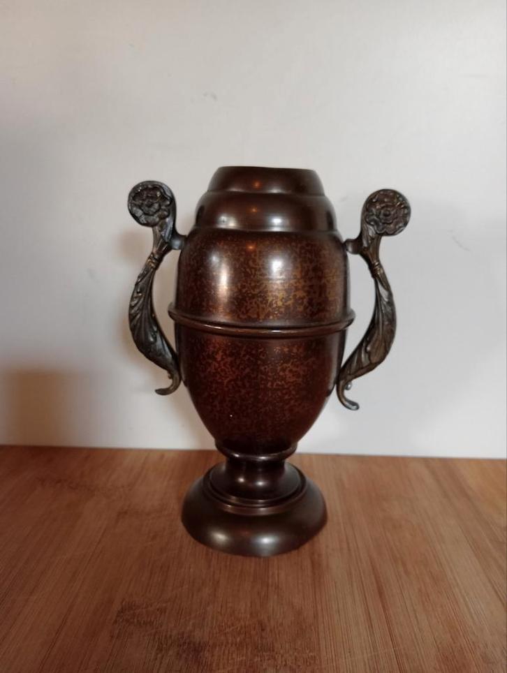 Art Nouveau Vaasje - Gebruikte Staat, Antiek en Kunst, Antiek | Koper en Brons, Ophalen of Verzenden