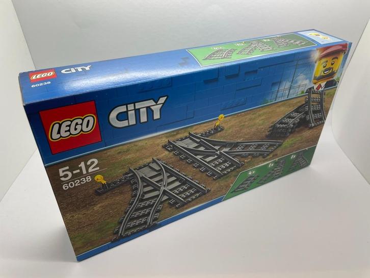 LEGO wissels + spoor 60238 uitbreiding 60197 passagierstrein, Kinderen en Baby's, Speelgoed | Duplo en Lego, Nieuw, Lego, Complete set